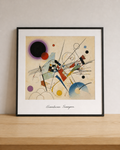 Geometric abstraction on minimalist table